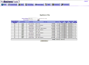 Accounting Invoicing Edit